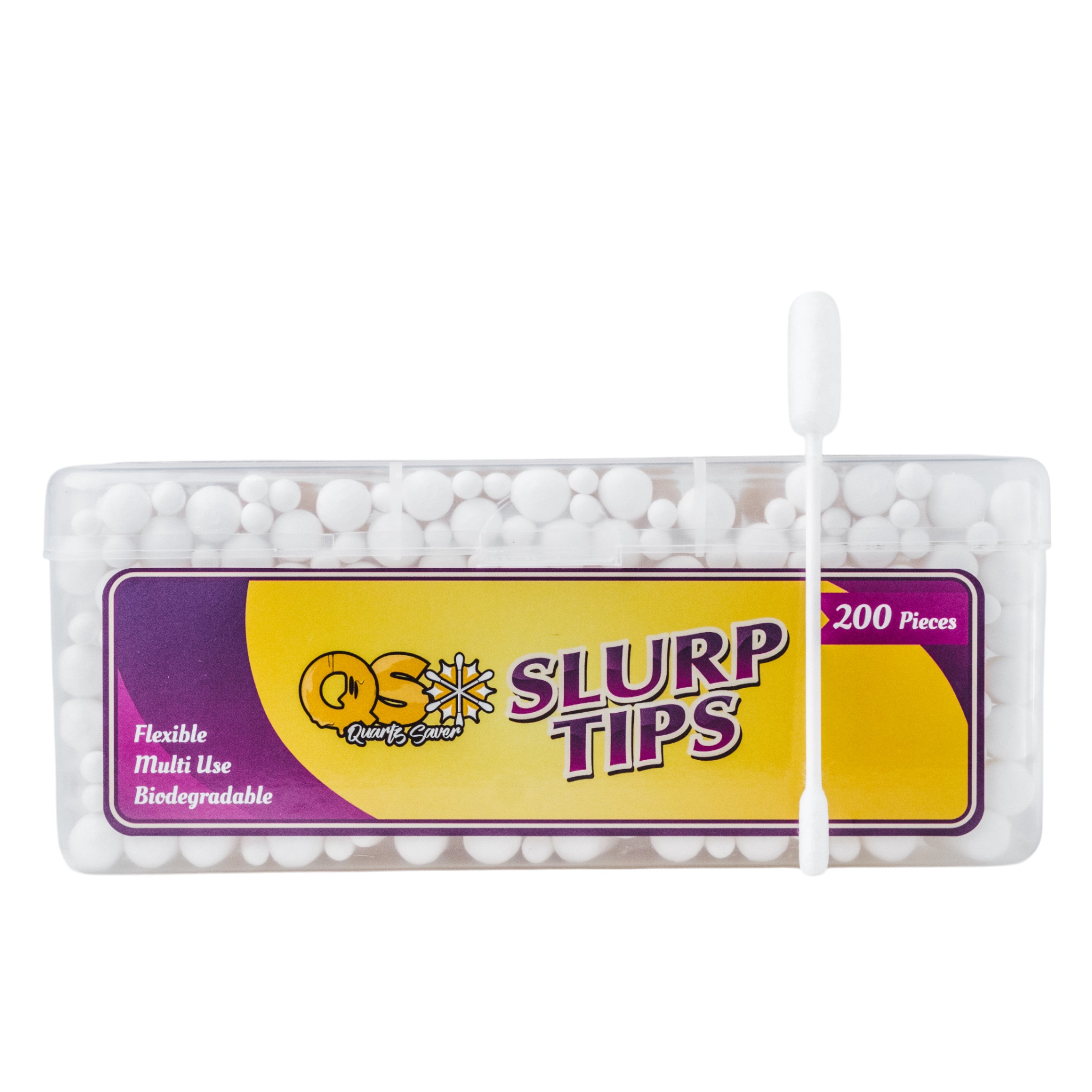 Slurp Tips Cotton swab to clean Quartz Banger / Terp Slurper 